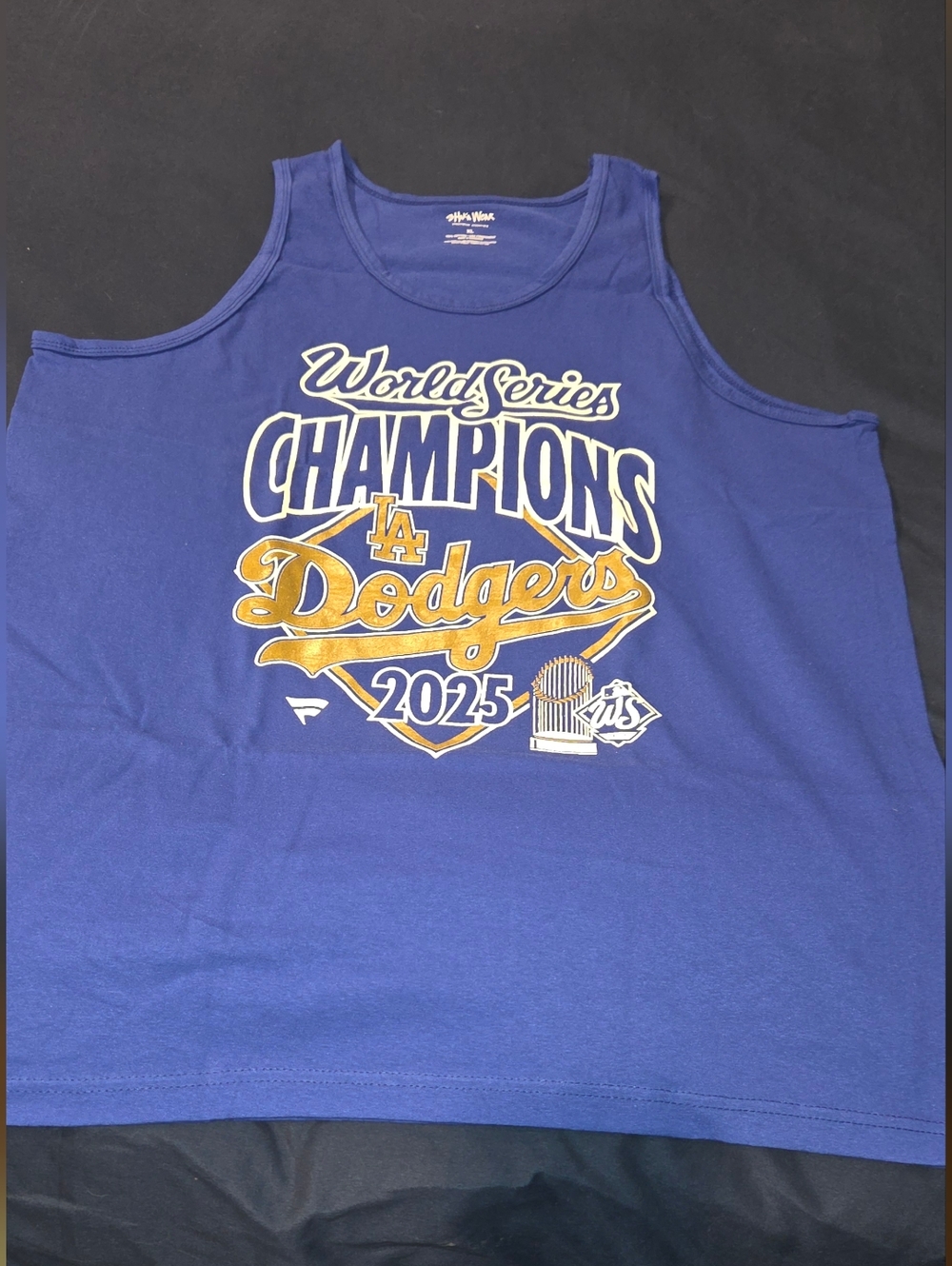 LA Dodgers Royal Blue 2025 World Series Champions Tank